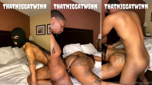 Ts Raven gets her throat used and takes a BBC in this hot video