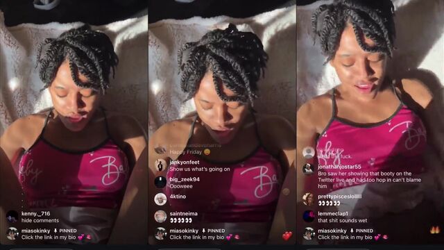 Public facial live show for my Instagram followers