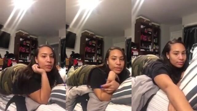 Juicy Dominican BBW chick gets her pussy railed on the camera