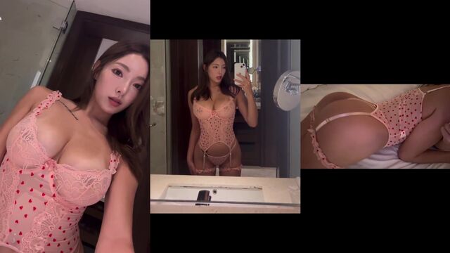 Soft and hairy girl playing with her pussy in public