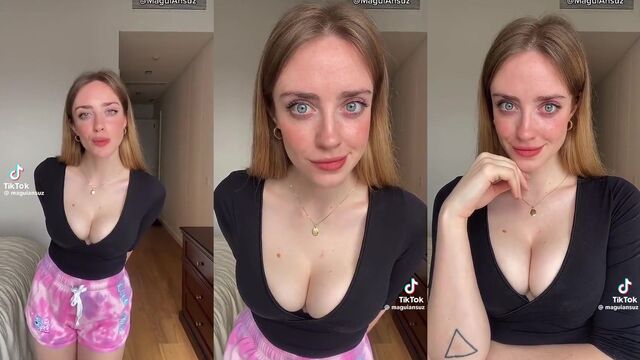 The sexy Maguiansuz shows her body while dancing on TikTok from Argentina