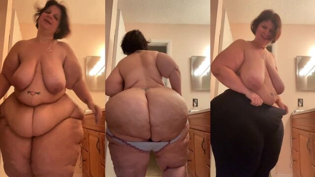 Fat BBW enjoys getting her fat ass smothered with cock
