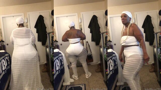A man fucked a pregnant ebony with saggy boobs, it was hot