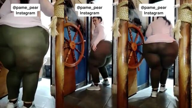 Fat SSBBW shakes her massive ass in a captivating video