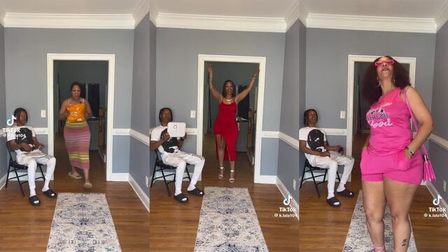 Ebony beauty Klala104 enjoys intense twerking action
