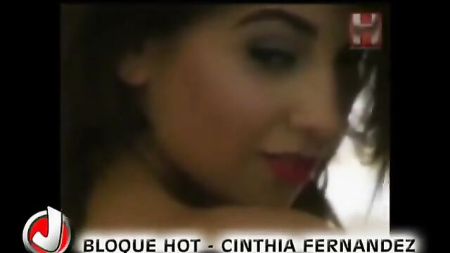 Hot Argentine model Cinthia Fernandez takes it hard