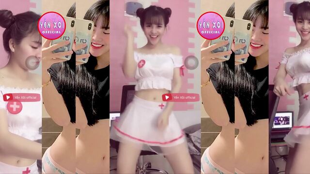 Hot Asian girl twerks and spreads her sexy legs in this steamy video!