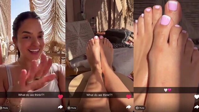 Foot fetish JOI with stinky nylon feet jerk off instructions in the mirror
