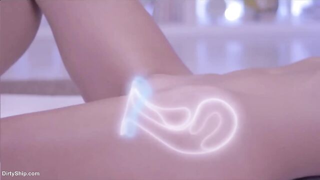 Adina Rivers gets naked and shows her pussy on YouTube