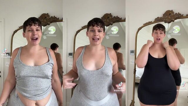Fat white bitch gets her belly stuffed with cock