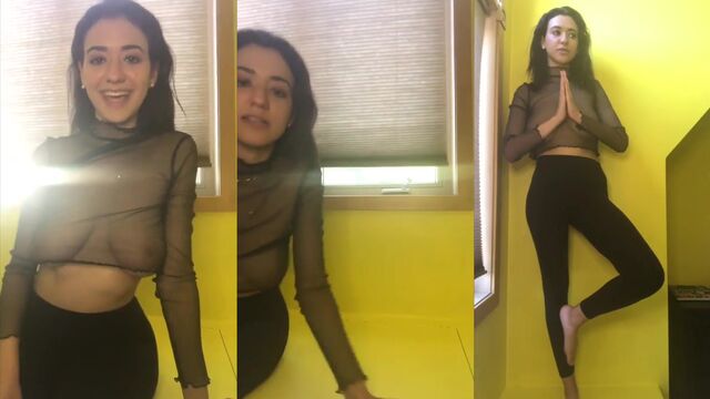Elizabeth Danu shows off her big tits and gets fingered in this hot video
