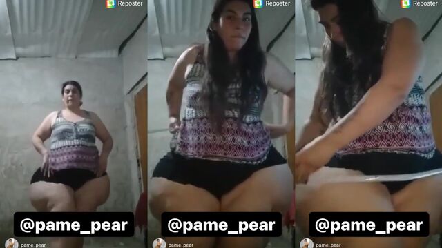 Fat SSBBW shakes her massive ass in the hottest video ever