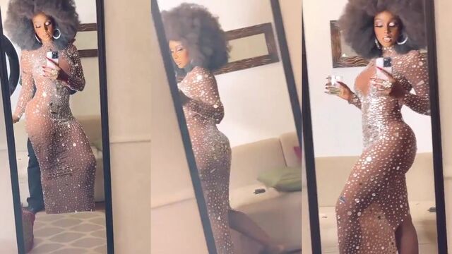 Celebrity model Avamendez shows off her twerking skills