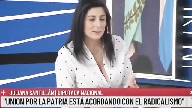 Juliana Santillan, Argentine politician and beautiful Latina model