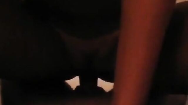 Hot Brazilian wife gives a blowjob to her husband in a motel room