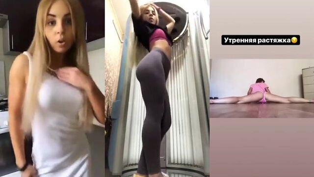 Tasyamini shows her best twerking skills in a sexy pink onesie