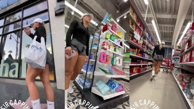 College teen gets fucked by a creepy goon and finishes with cum on her face