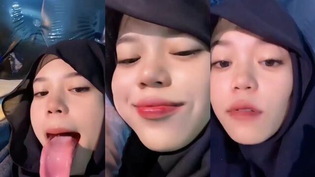A sexy Jilbab Indonesia girl was penetrated by her boyfriend in the vagina