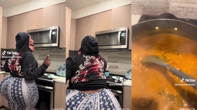 Ssbbw jiggling her fat with a compilation of her best moves