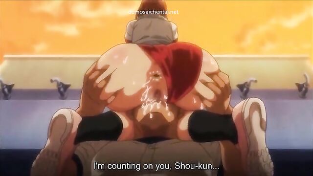 Big Tits MILF enjoys sex in this full hentai with English subtitles