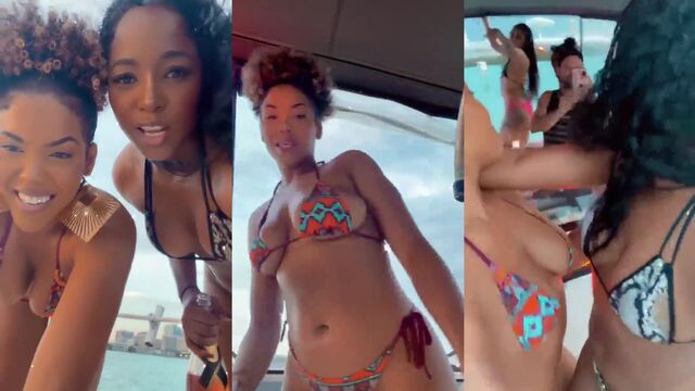 Thick island girl shows off her skills in a steamy beach scene