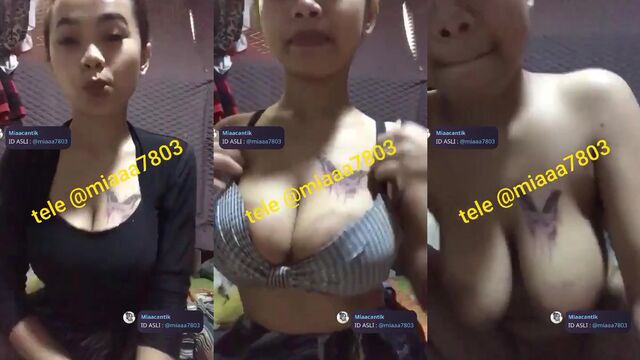 Busty Asian teen girl Miaaa7803 enjoys morning sex and chill