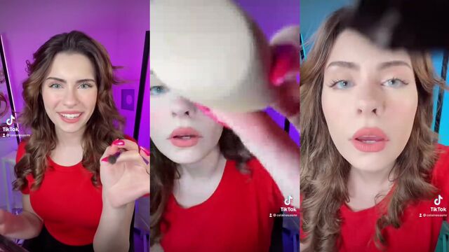 Hot Greek girl Celaine fucks with a Canadian guy in ASMR style