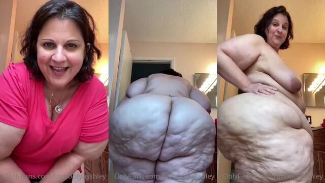 Fat BBW shakes her fat ass with amazing beauty and charm