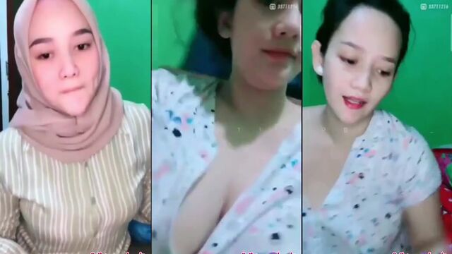 Hijab girl gets her pussy fucked by a huge cock in Indonesia