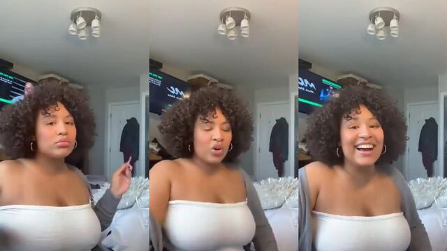Amateur BBW star shows off her huge boobs on Instagram