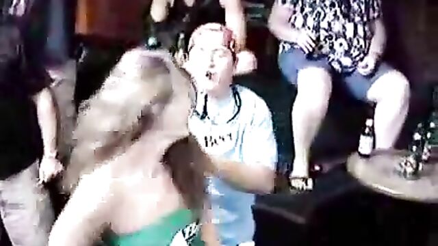Shy girl gets drunk and flashes her tits on the Girls Gone Wild springbreak