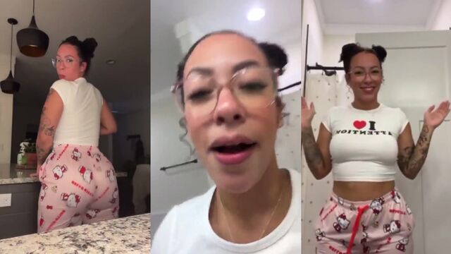 FAT Booty Lightskin Twerking and Clapping Ass