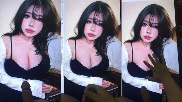 Hot Vietnamese girl gives her best blowjob and cum tribute