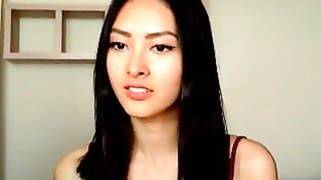 Miss V fucks with a young man and gets cum on her face