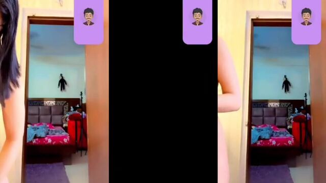 Skinny Punjabi babe leaked her video call sex clip online
