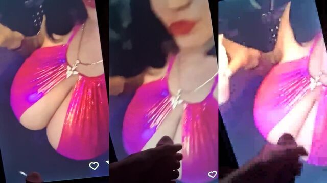 The best way to enjoy huge boobs is to bounce them