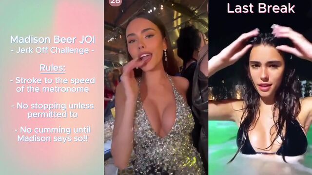 Singer Madison Beer's hot JOI countdown to zero action