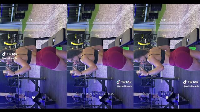 Nicole Reis shows her big ass in a hot homemade video