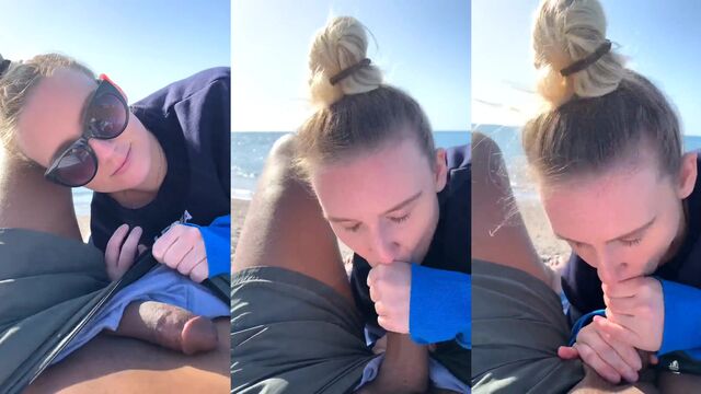 Fit brunette in bikini takes it hard outdoors in this raw, real homemade scene