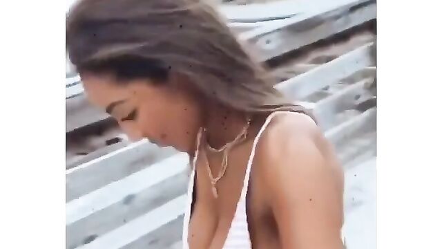 Tayshia Adams enjoys sensual sex with a lucky guy