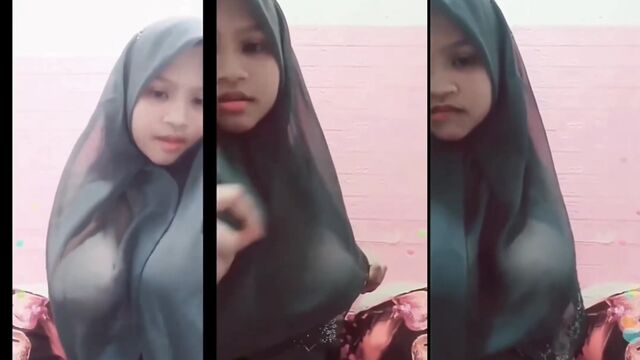 Hot Jilbab action with big boobs, a classic favorite in the Tobrut scene