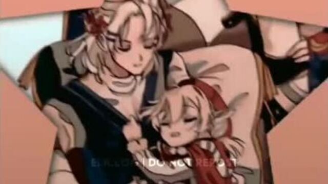 genshin impact; albedo & klee [edit/vine]