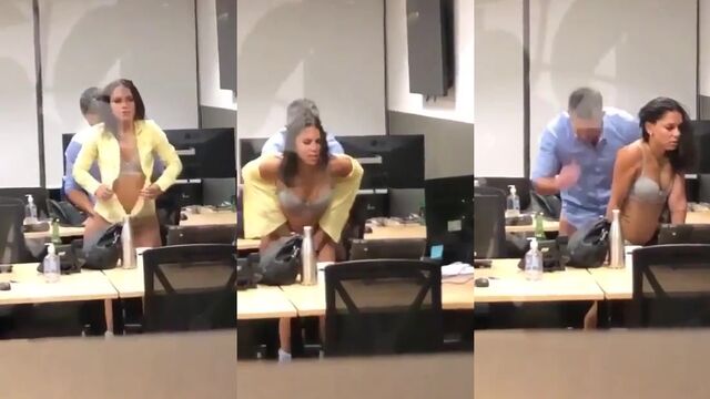 NYPD officer gets fucked by sexy lady at work