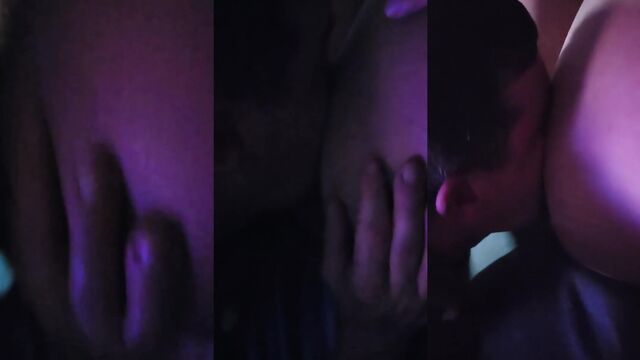 Hotwife surprises her hubby with a big cock creampie from a friend
