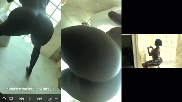 The phat ass IG Model is doing a sexy tease on the table