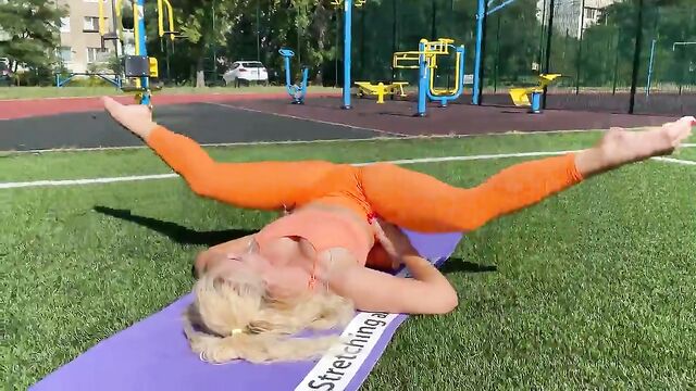 Yoga and strip tease are great combination, don’t you think?