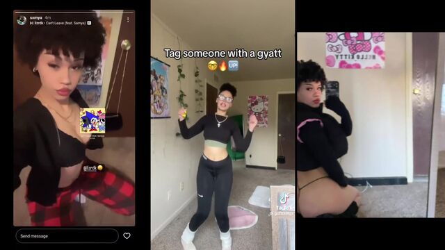 A leaked video of a spicy TikTok star with a big ass