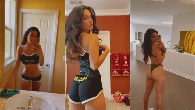 Sensual beauty in a micro bikini, showcasing her gorgeous body on Instagram