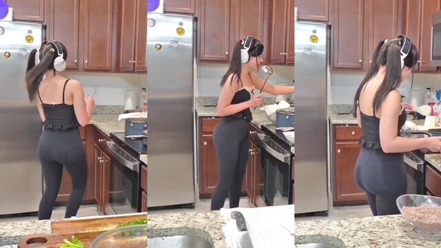 White Latina streamer gets caught during a spicy irl stream