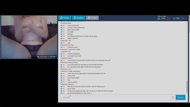 Stranger seduced my girlfriend during a webcam chat